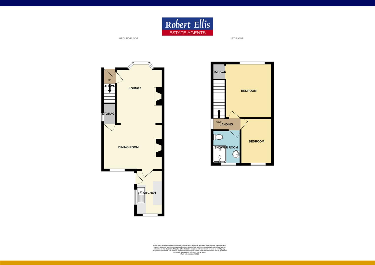 77, Portland Road, Nottingham floorplan