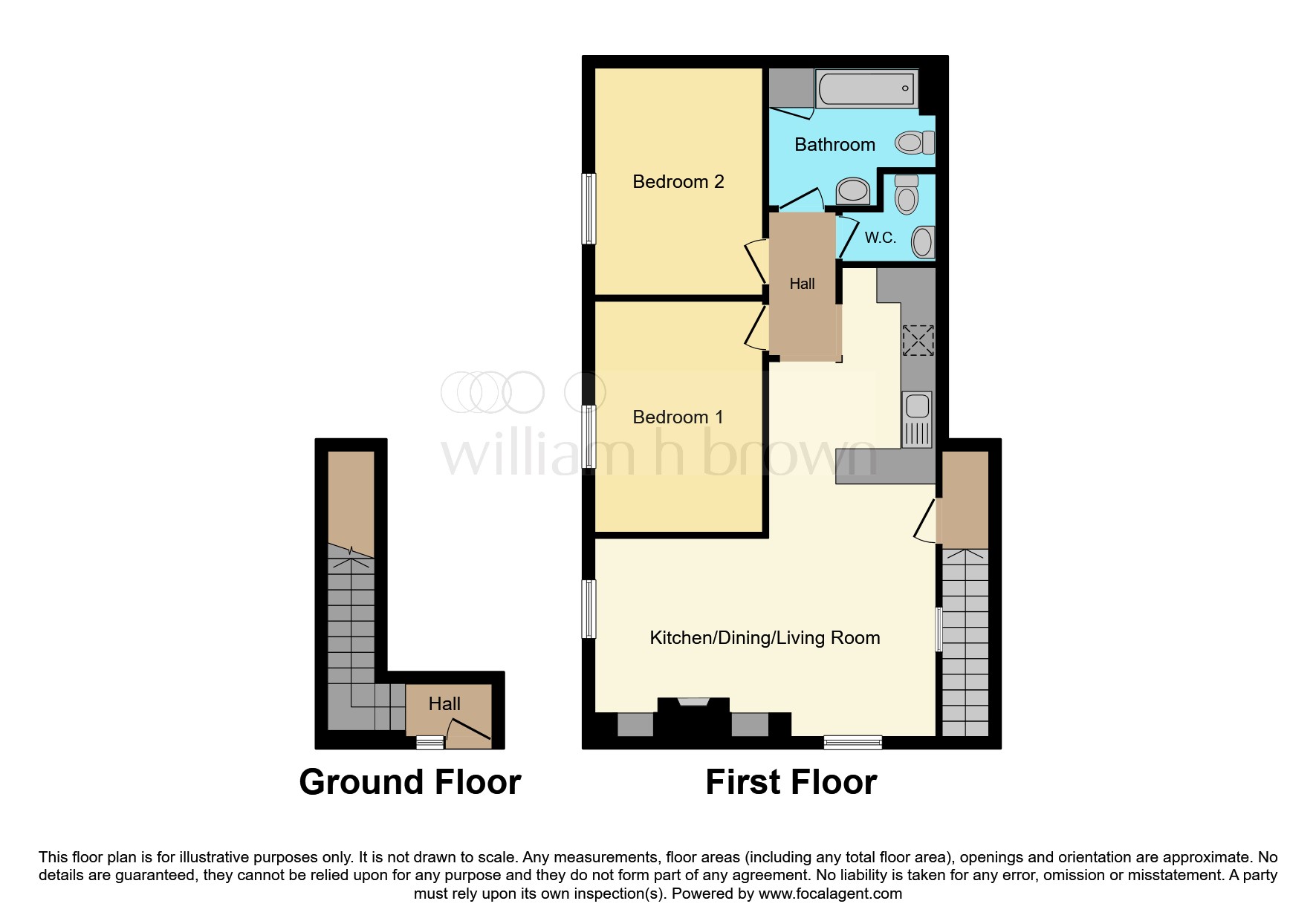 Flat 1, 37, High Street, Sheringham floorplan