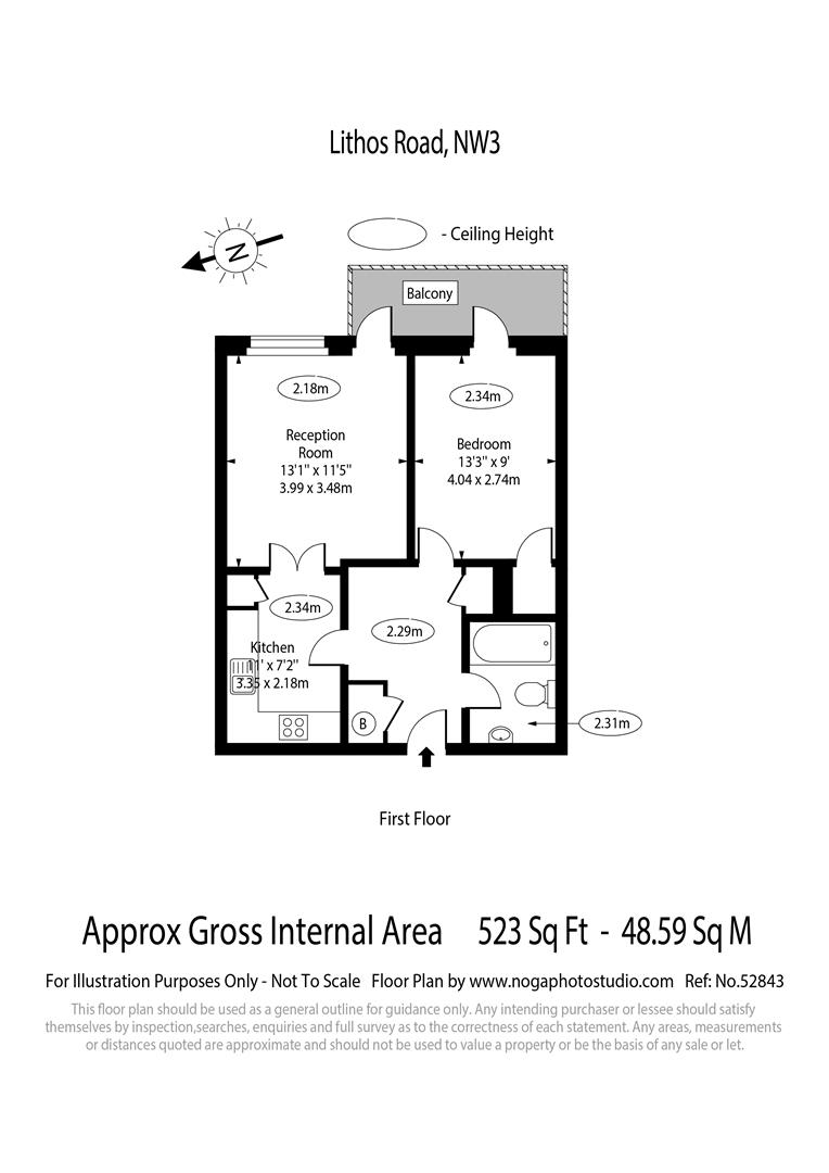 Lithos Road, London, NW3 floorplan