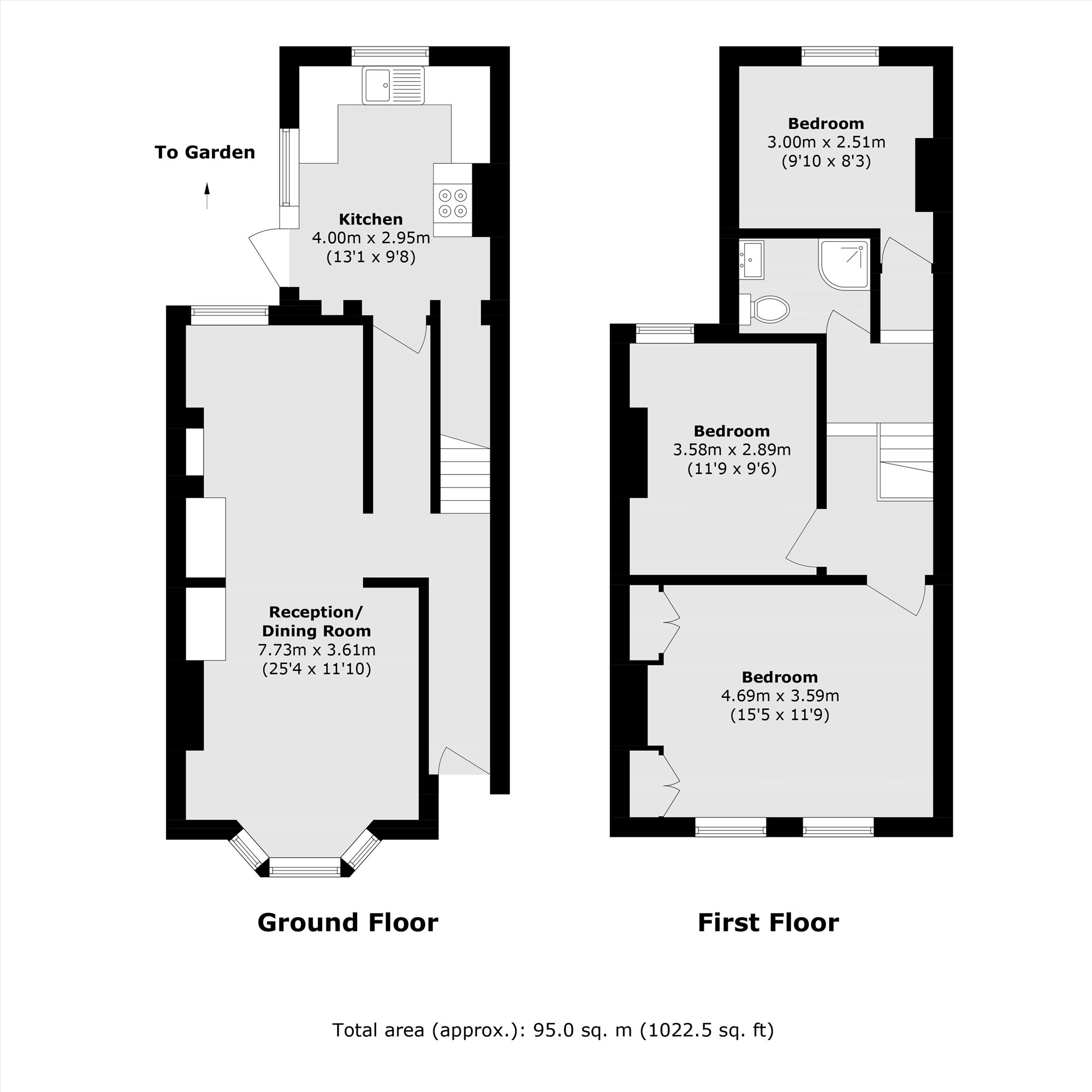 33, Cromwell Road, Feltham floorplan