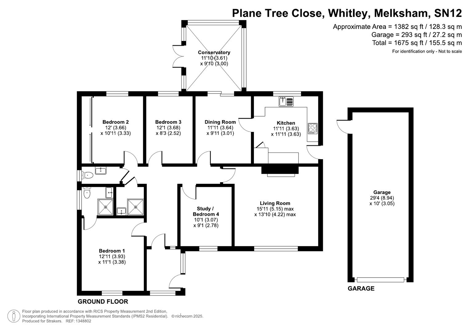 6, Plane Tree Close, Melksham floorplan