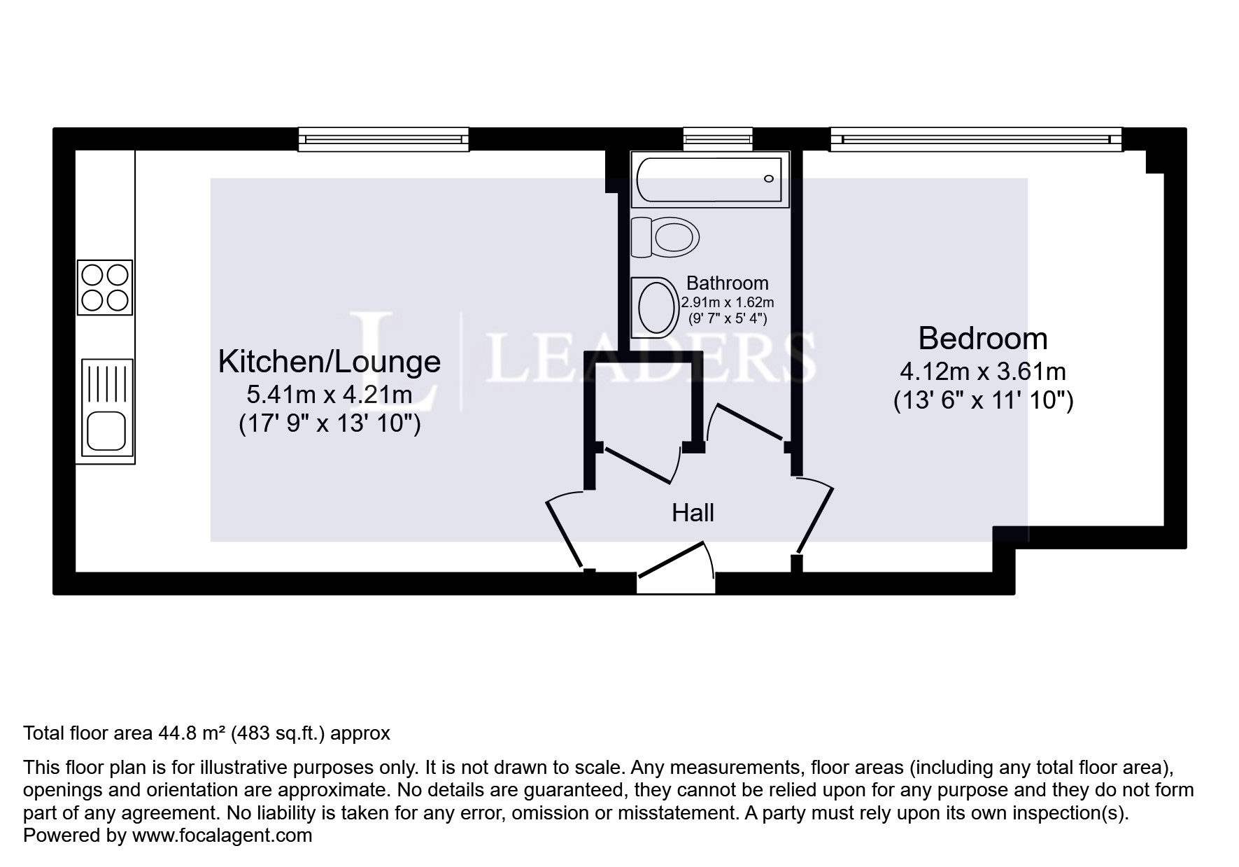Flat 35, Roebuck House, Roebuck House floorplan