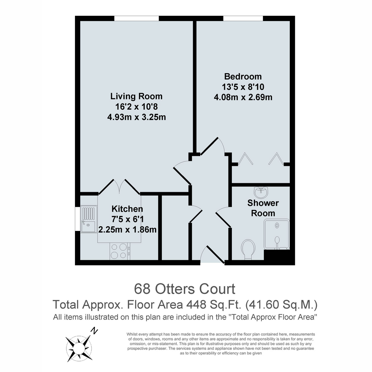 68, Otters Court, Witney floorplan