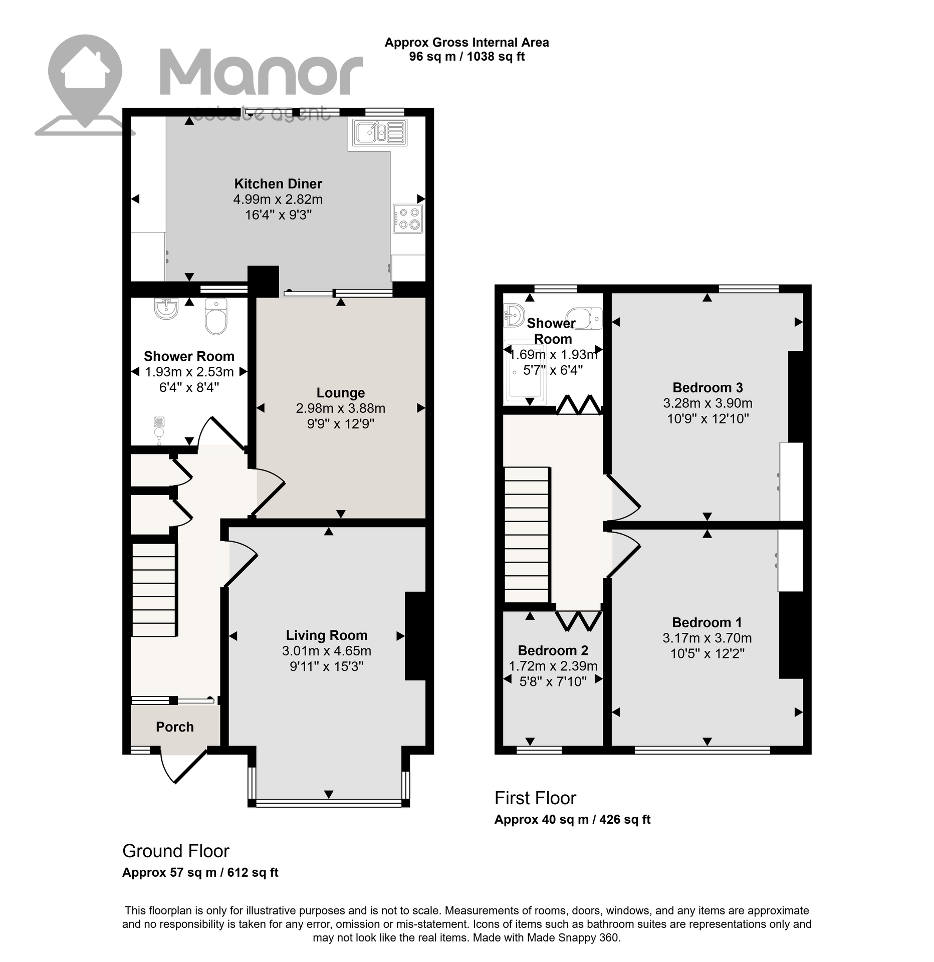 39 Chesterford Road, London floorplan