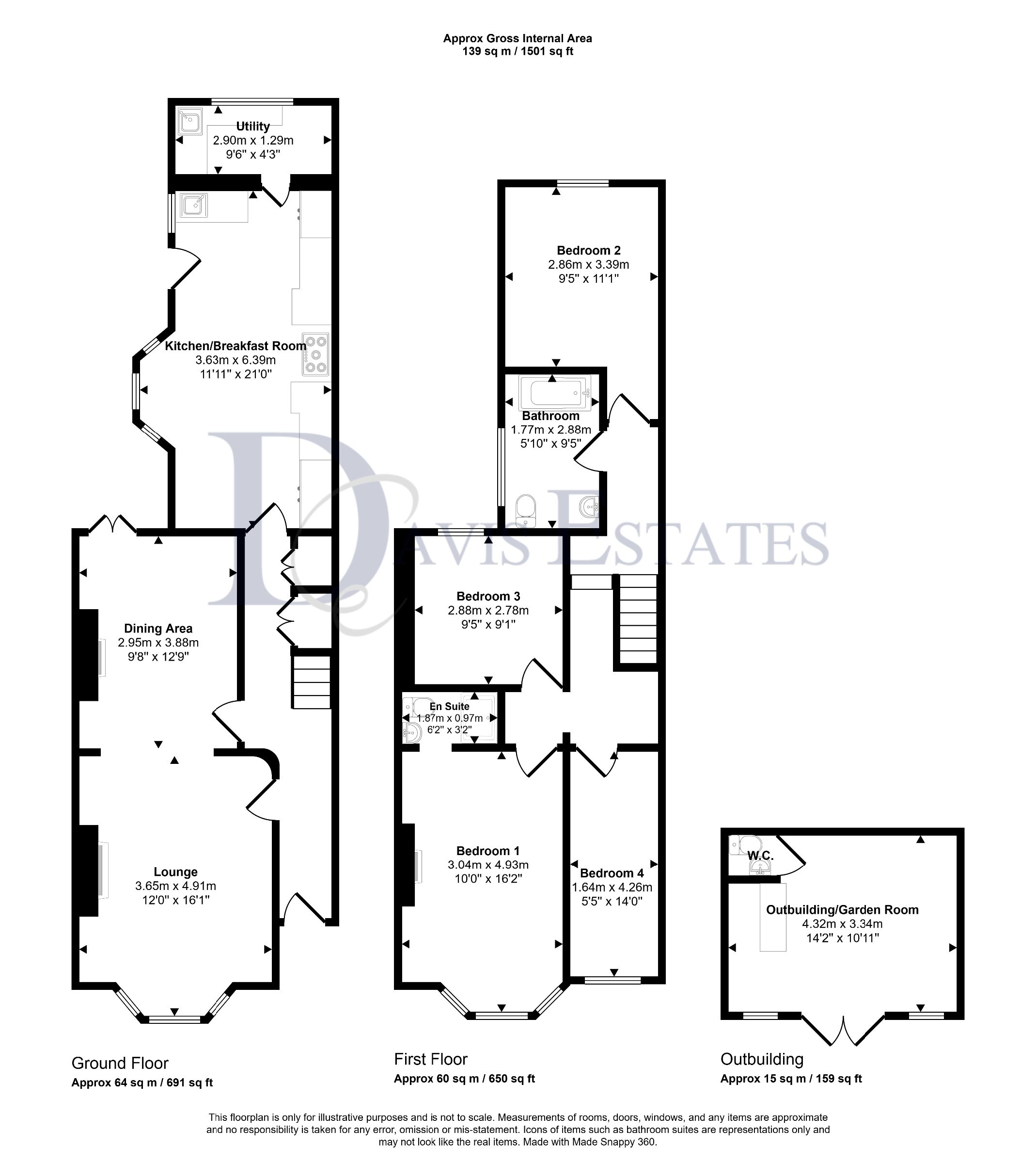 118, Heath Park Road, Romford floorplan