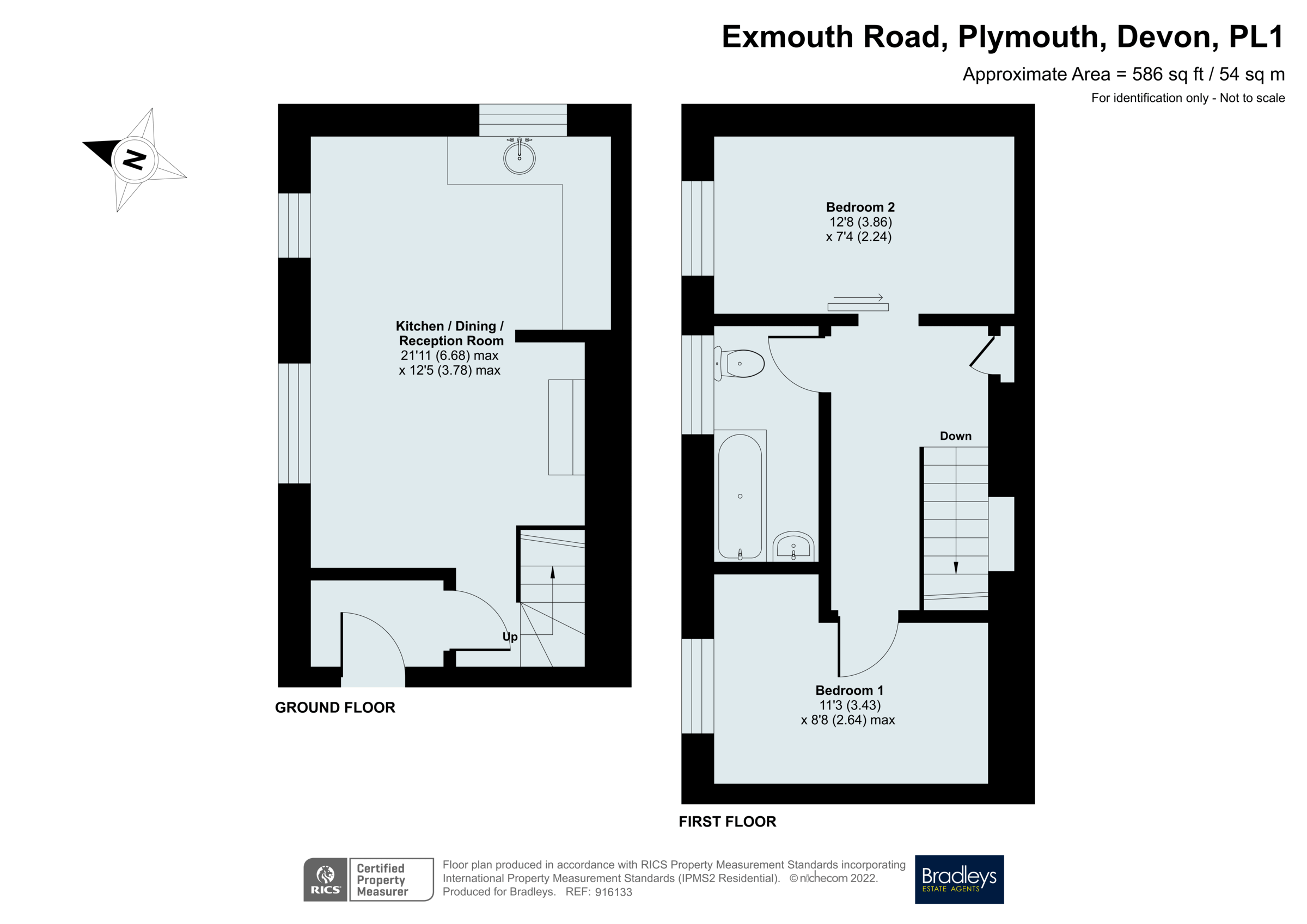 Exmouth Road, Plymouth, Devon PL1, 2 bedroom for sale