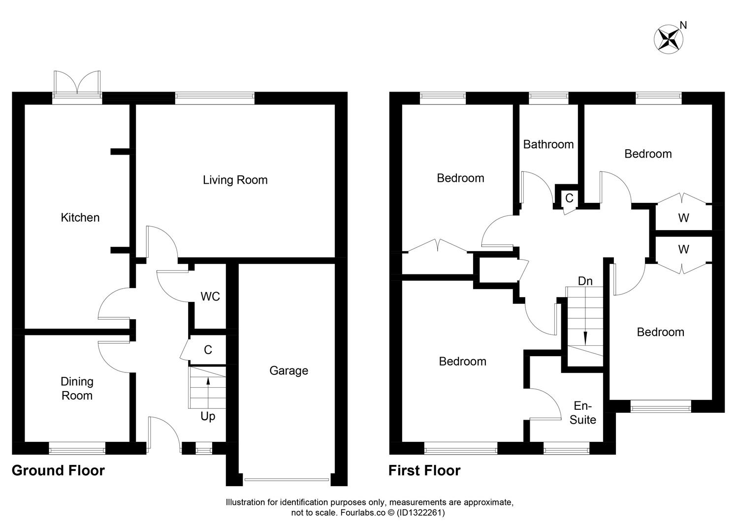 7, Pitkevy Gardens, Glenrothes floorplan