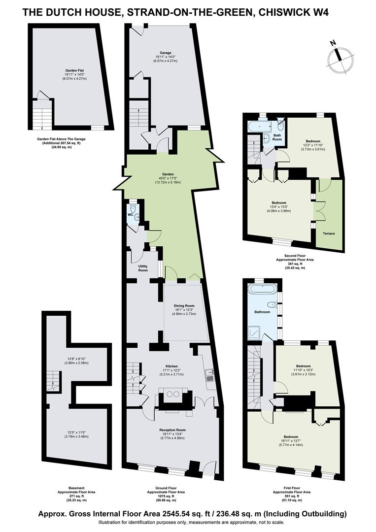 The Dutch House, 60, Strand On The Green, London floorplan