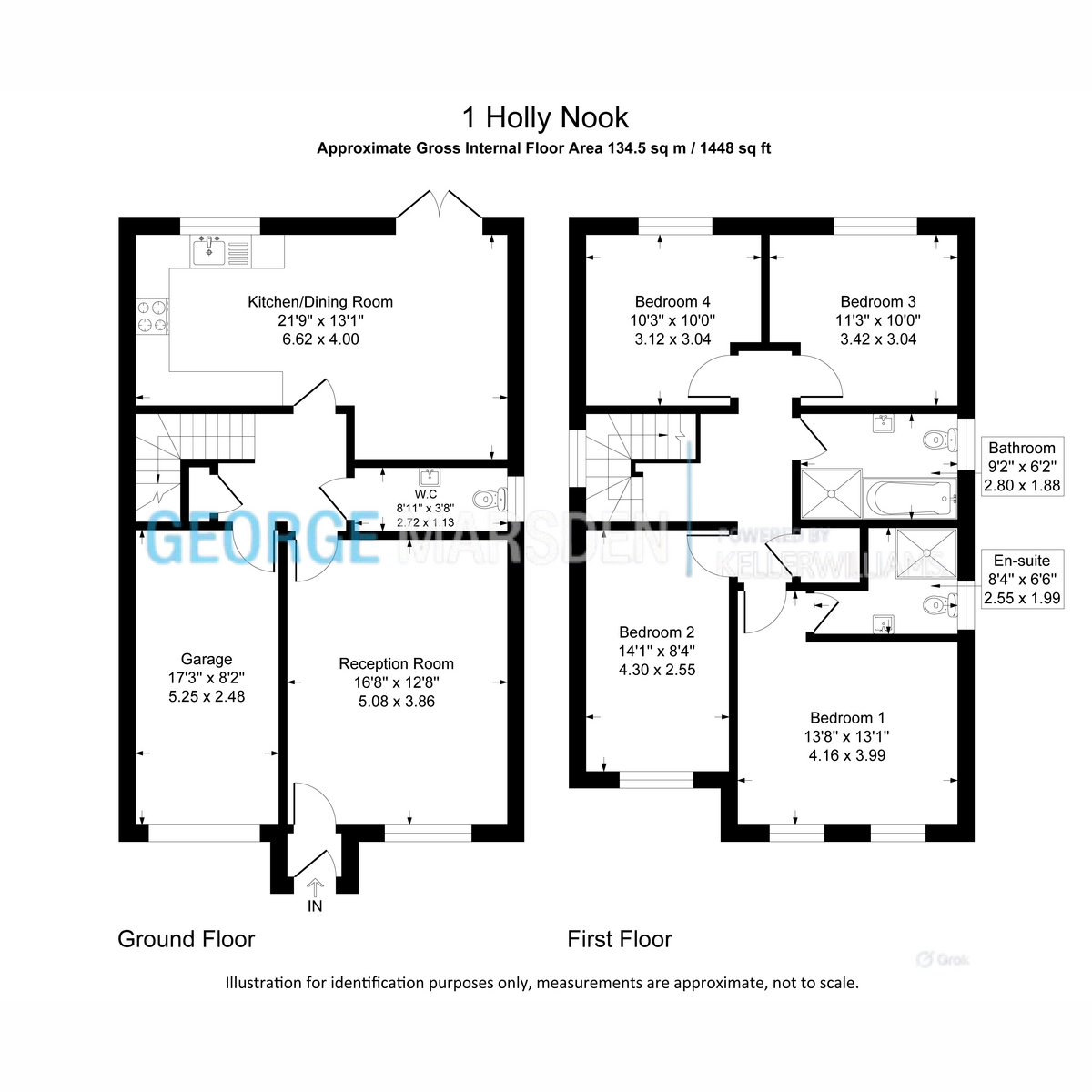 1, Holly Nook, Wigan floorplan