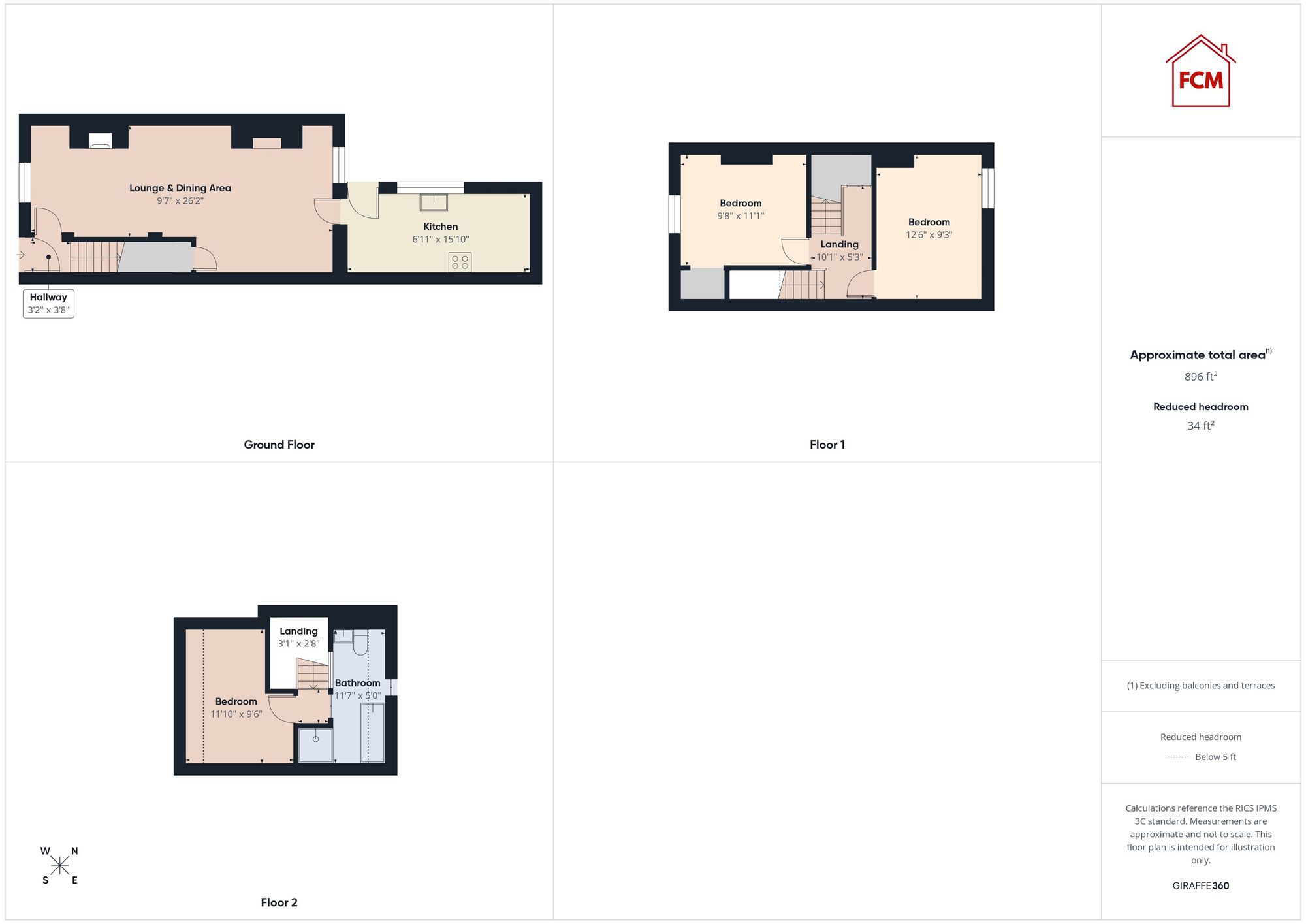 7 Princes Street, Cleator floorplan