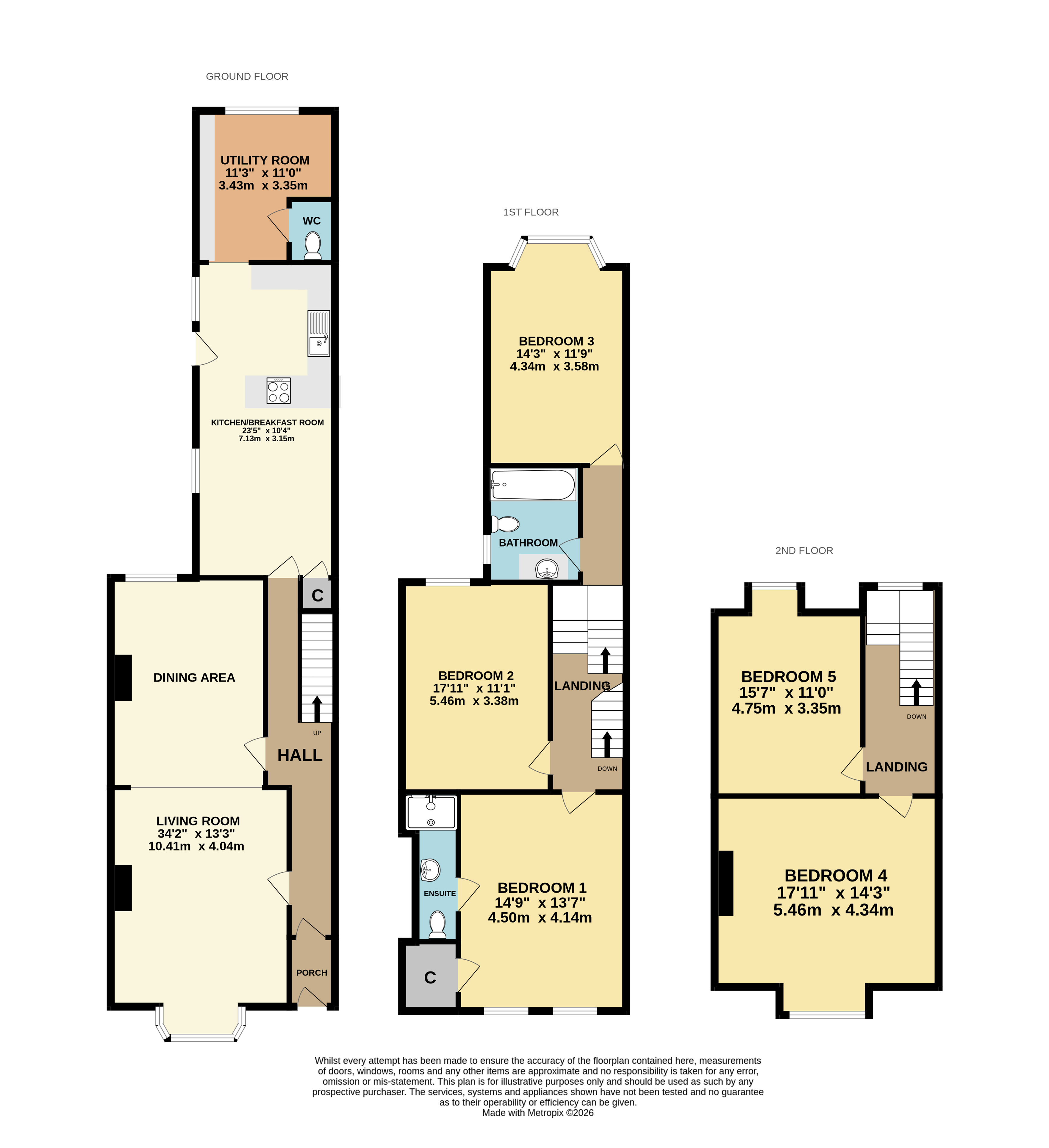 68, Clovelly Road, Devon floorplan