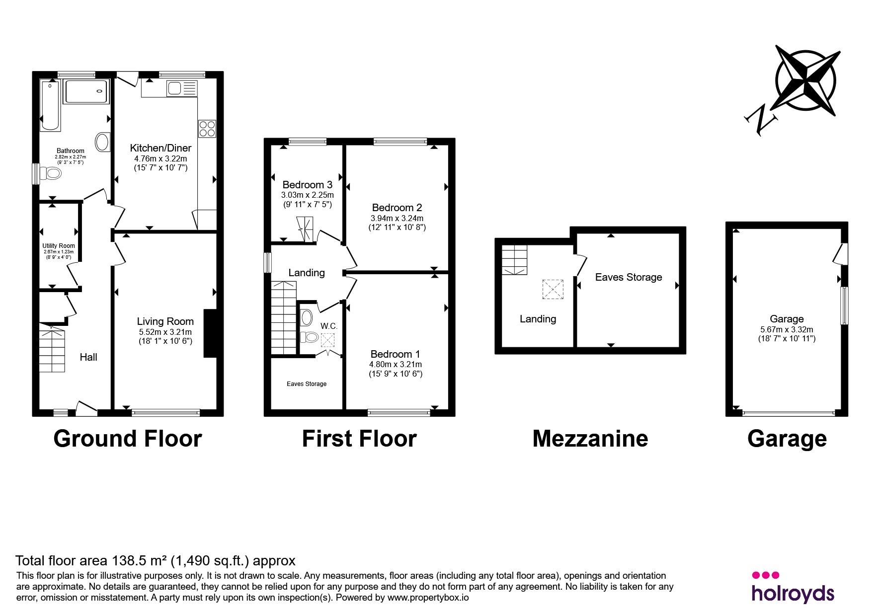 14, West Drive, Keighley floorplan