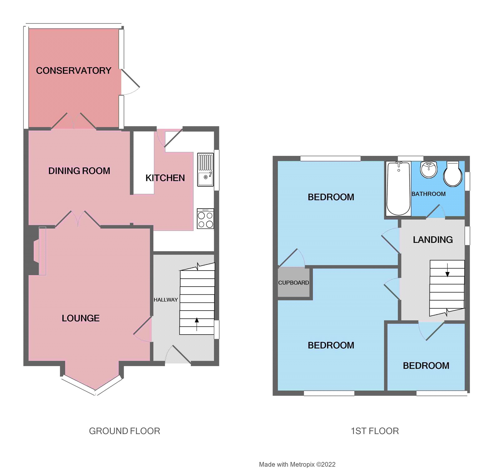 Massey Crescent, Harlescott, Shrewsbury, Shropshire SY1, 3 bedroom semi