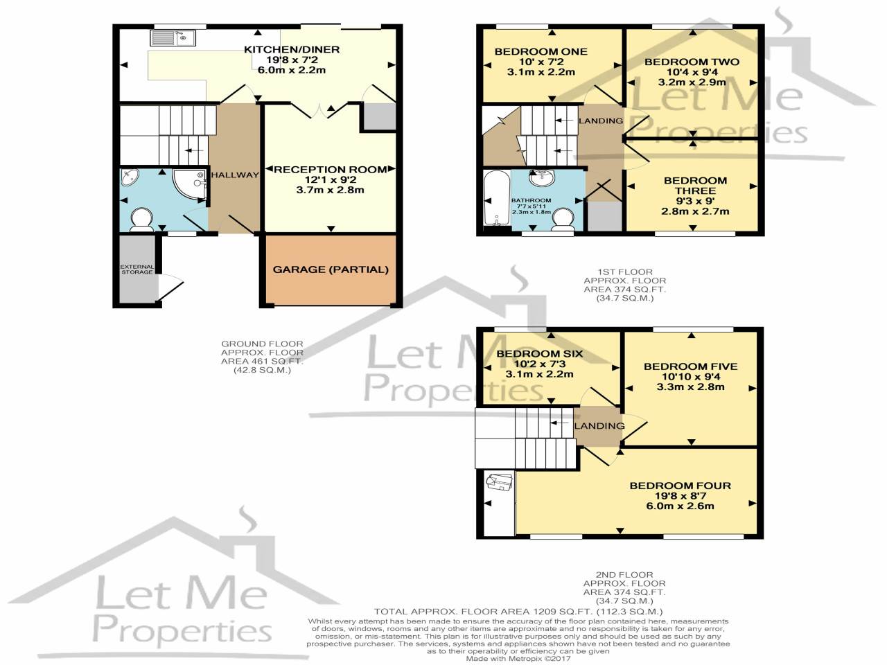 6 Bedrooms Town house to rent in St. Audreys Close, Hatfield AL10