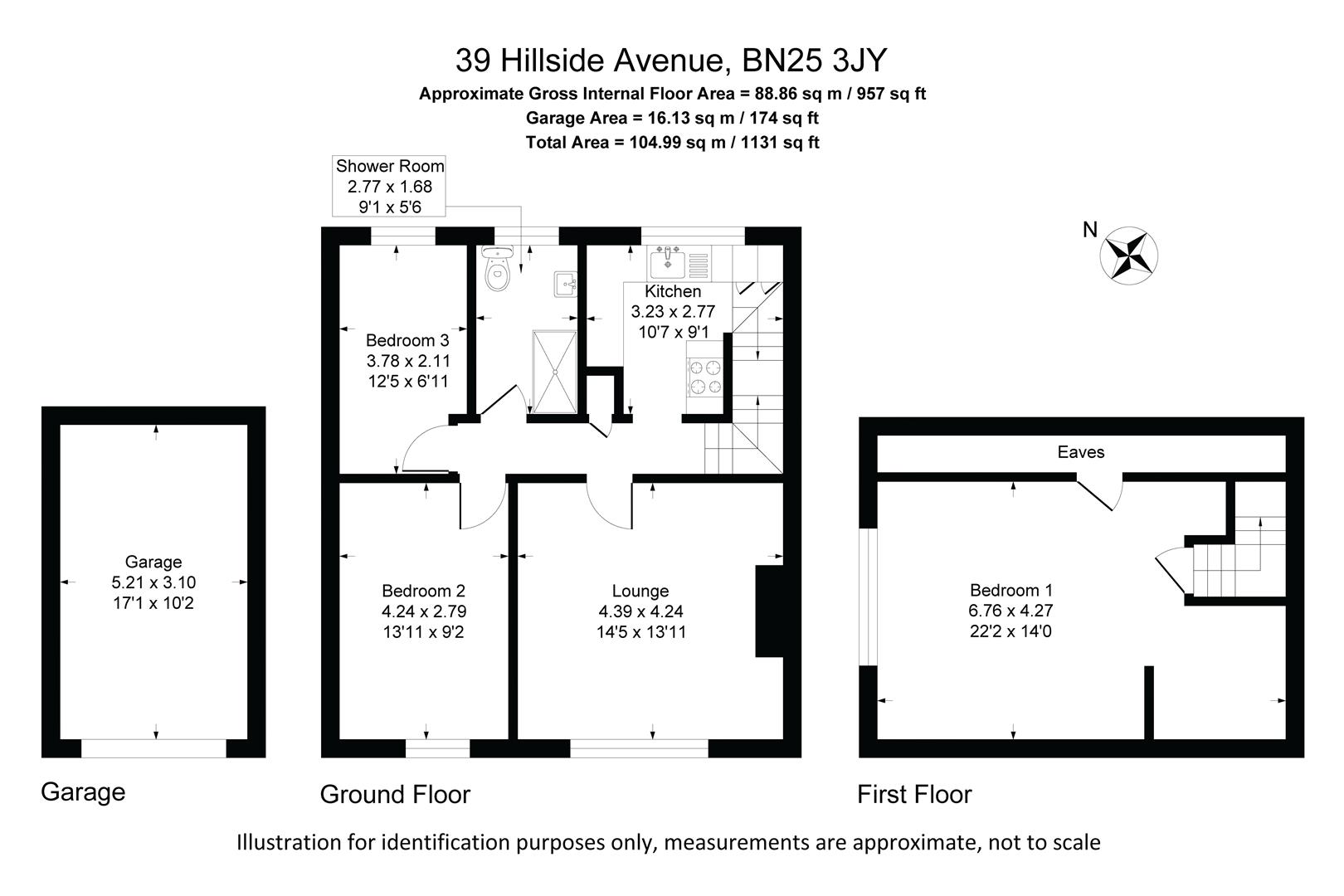 39, Hillside Avenue, Seaford floorplan