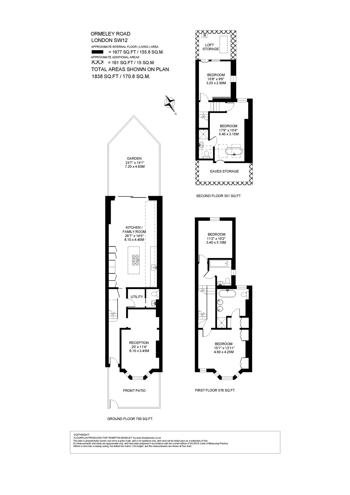 5, Ormeley Road, London floorplan