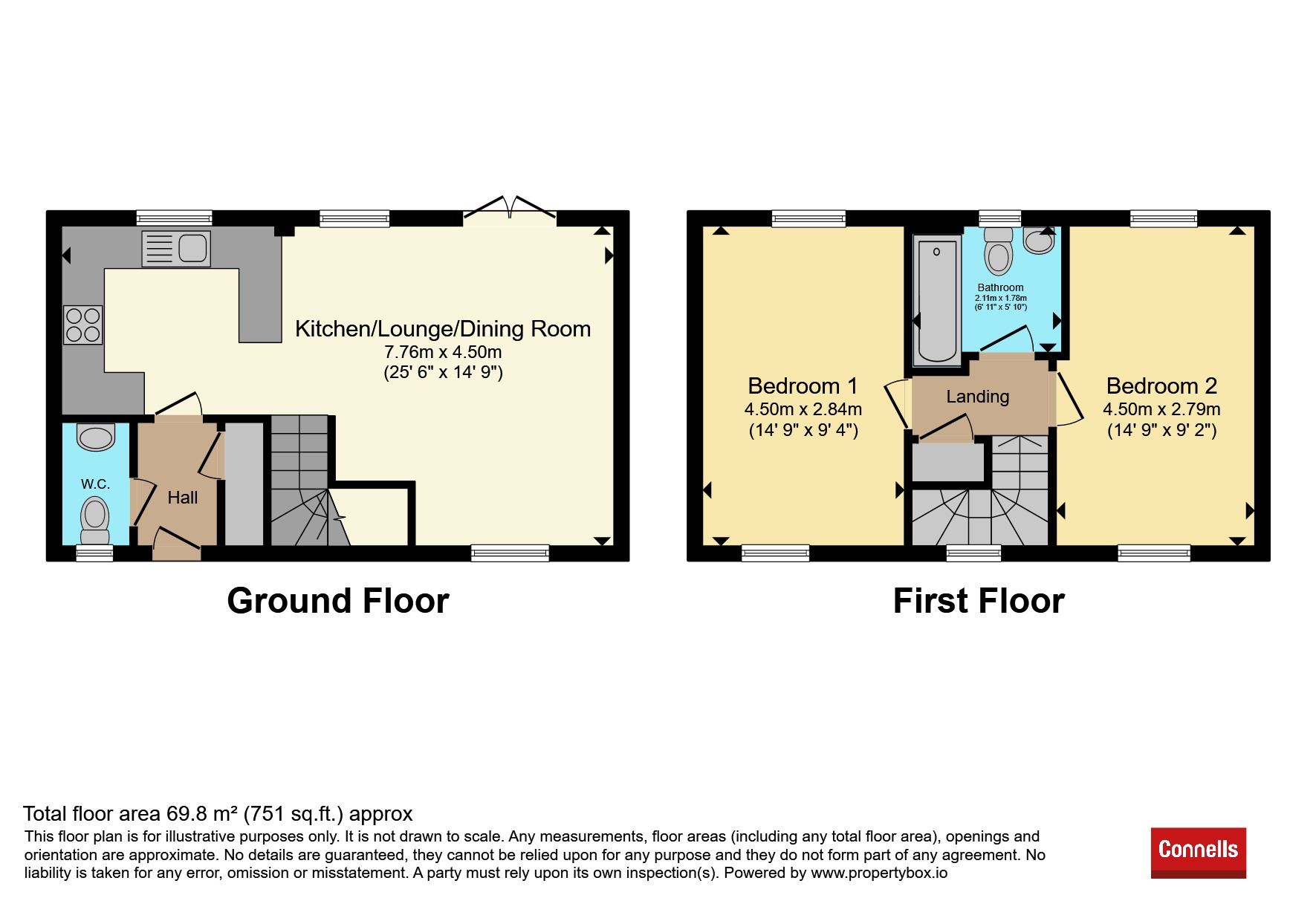 4, Peters Court, PAIGNTON floorplan