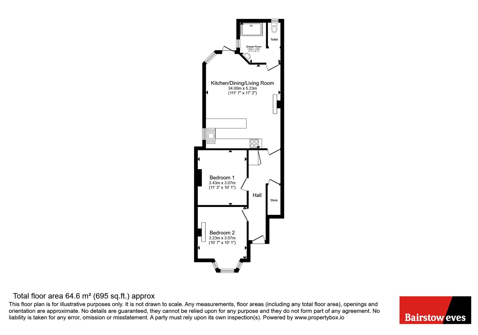 29, Charlemont Road, London floorplan