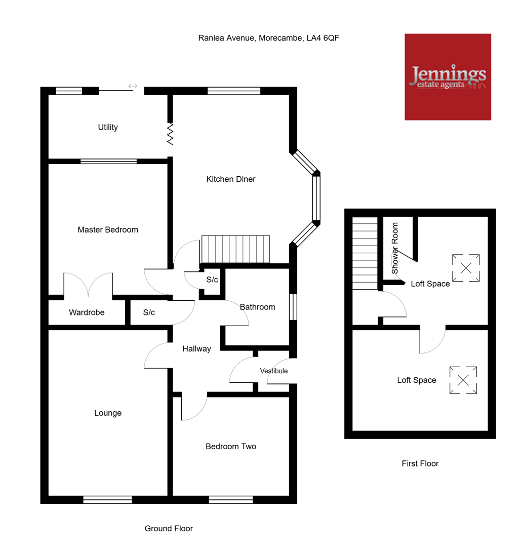 16, Ranlea Avenue, Morecambe floorplan