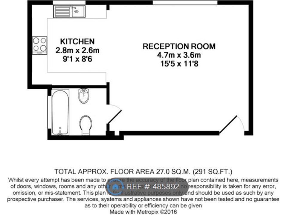 0 Bedrooms Studio to rent in Palace Gates, London N22