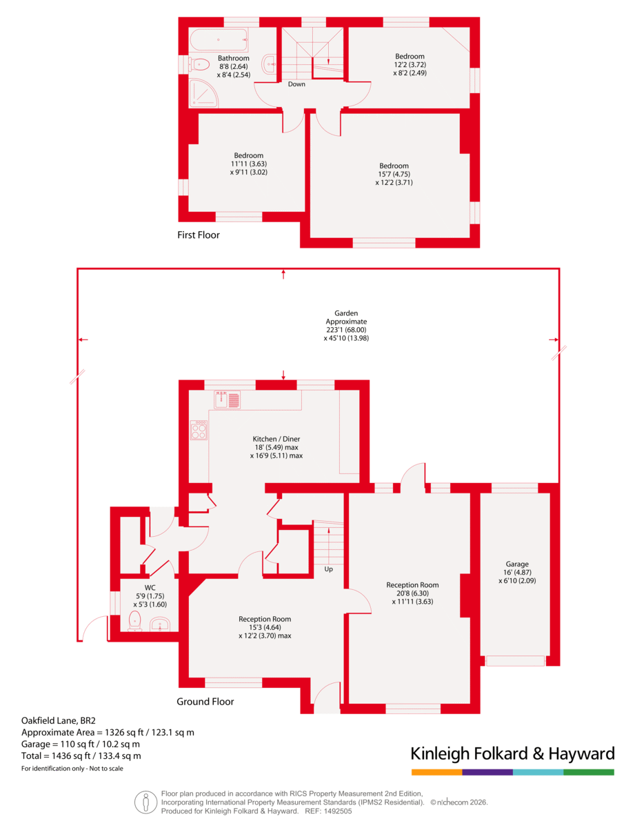 25, Oakfield Lane, Keston floorplan