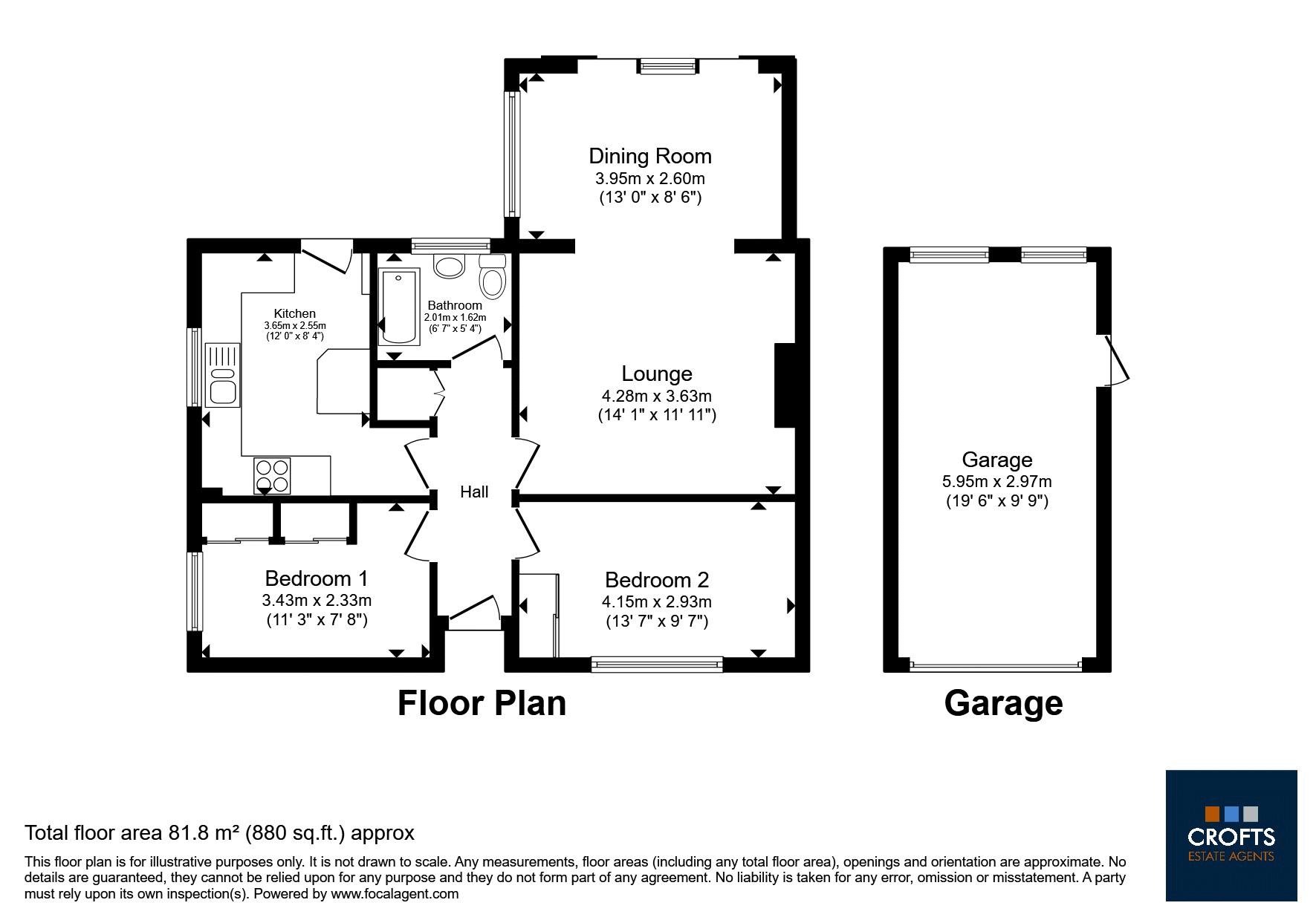 6, David Avenue, Louth floorplan