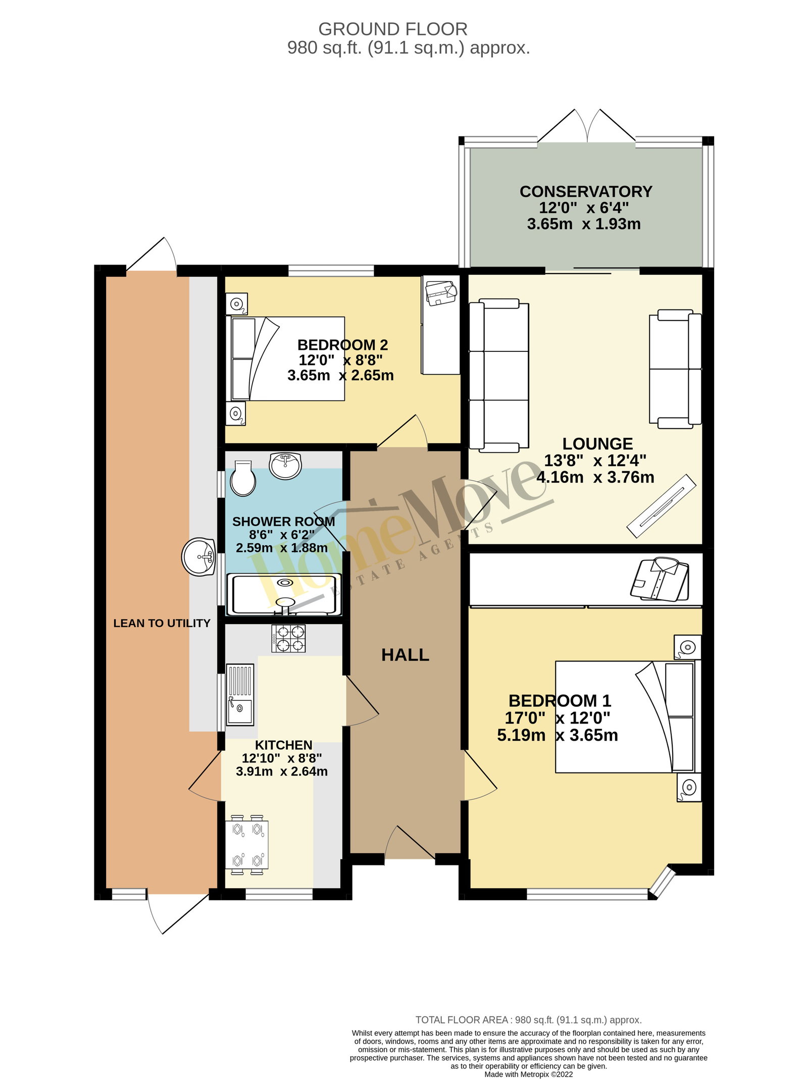 30, Saxby Avenue, Skegness floorplan