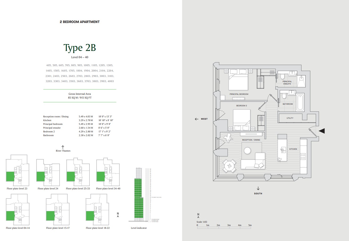 Opus at Bankside Yards, Southbank, SE1, London floorplan
