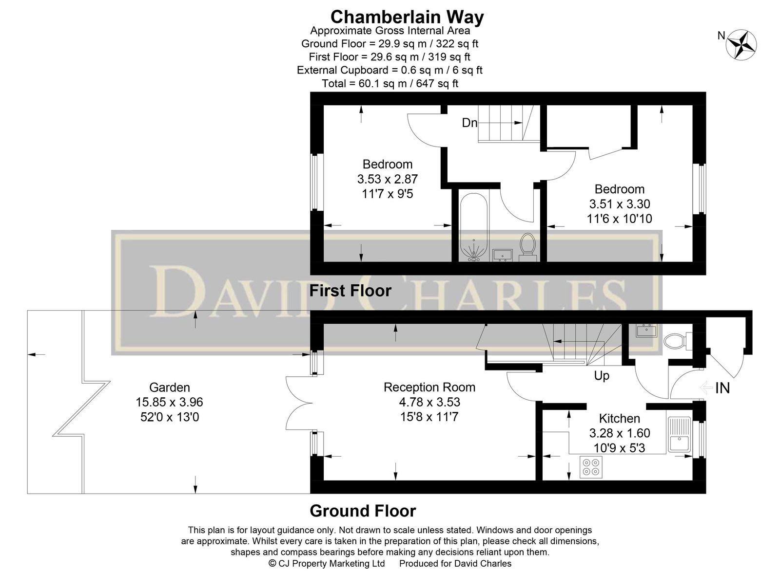103, Chamberlain Way, Pinner floorplan