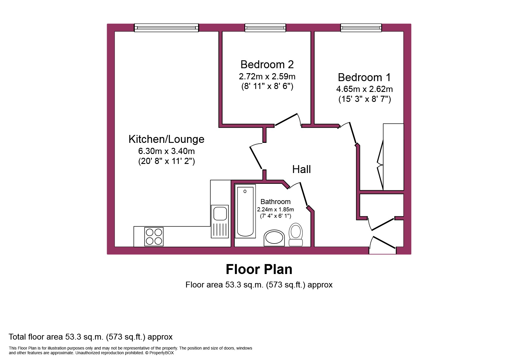 4, Corbel House, Monton floorplan