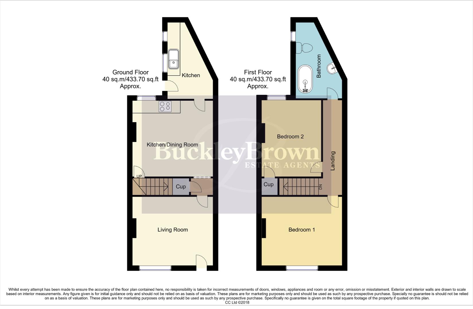 14, Station Street, Nottingham floorplan