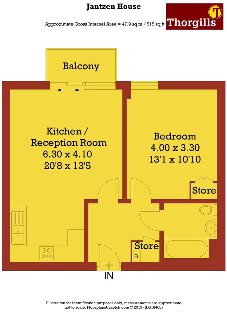 1 Bedrooms Flat for sale in Jantzen House, Great West Quarter, Brentford TW8