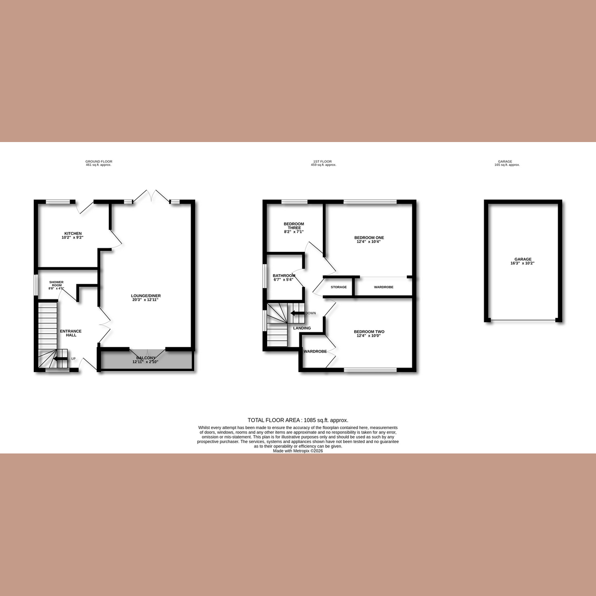 2, Tippersfield, Benfleet floorplan