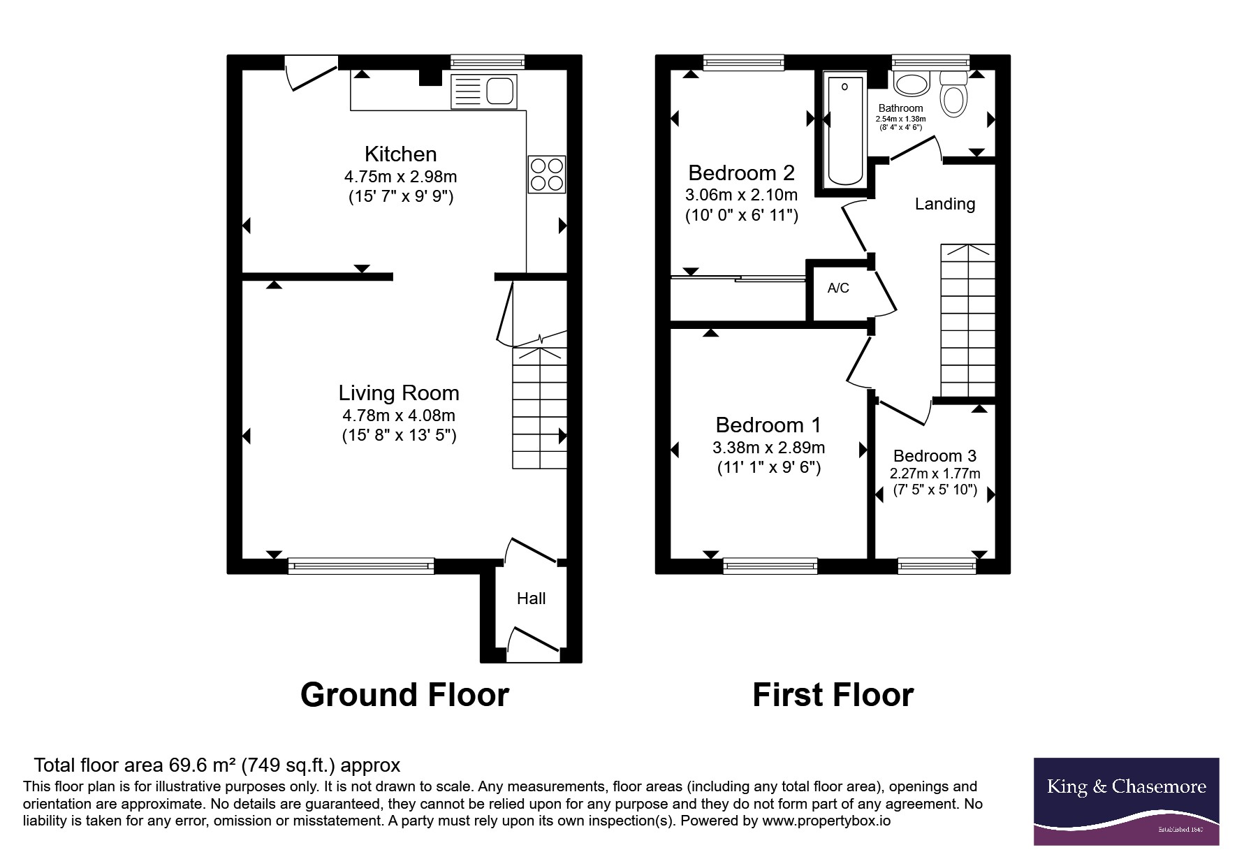 67, Springfield Close, West Sussex floorplan