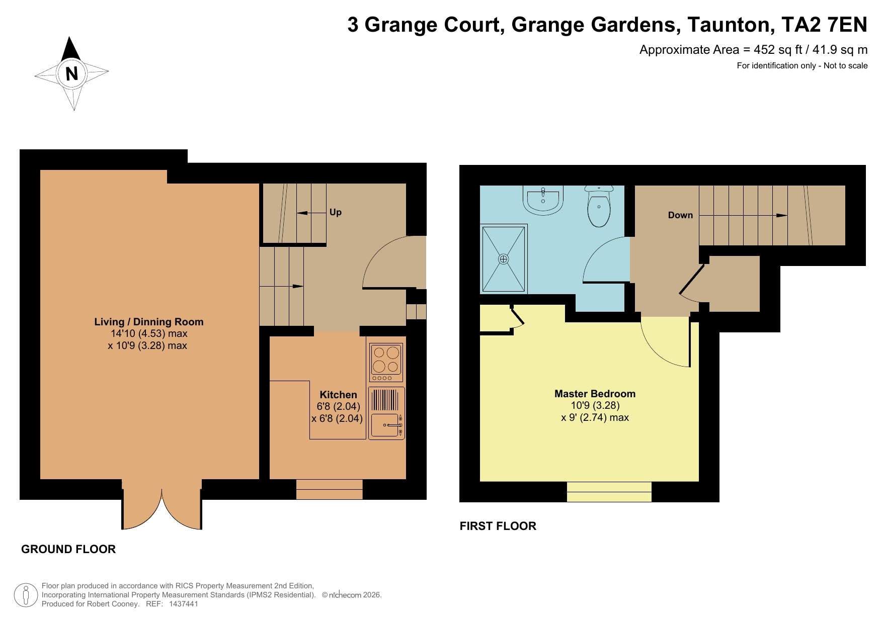 3 Grange Court, Grange Gardens, Taunton floorplan