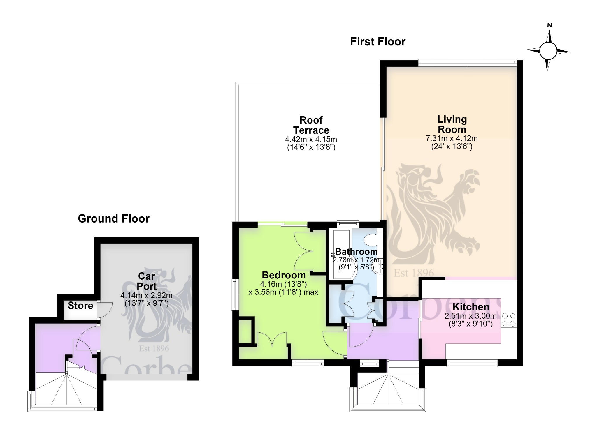 7 The Haven, Peveril Point Road, Swanage floorplan