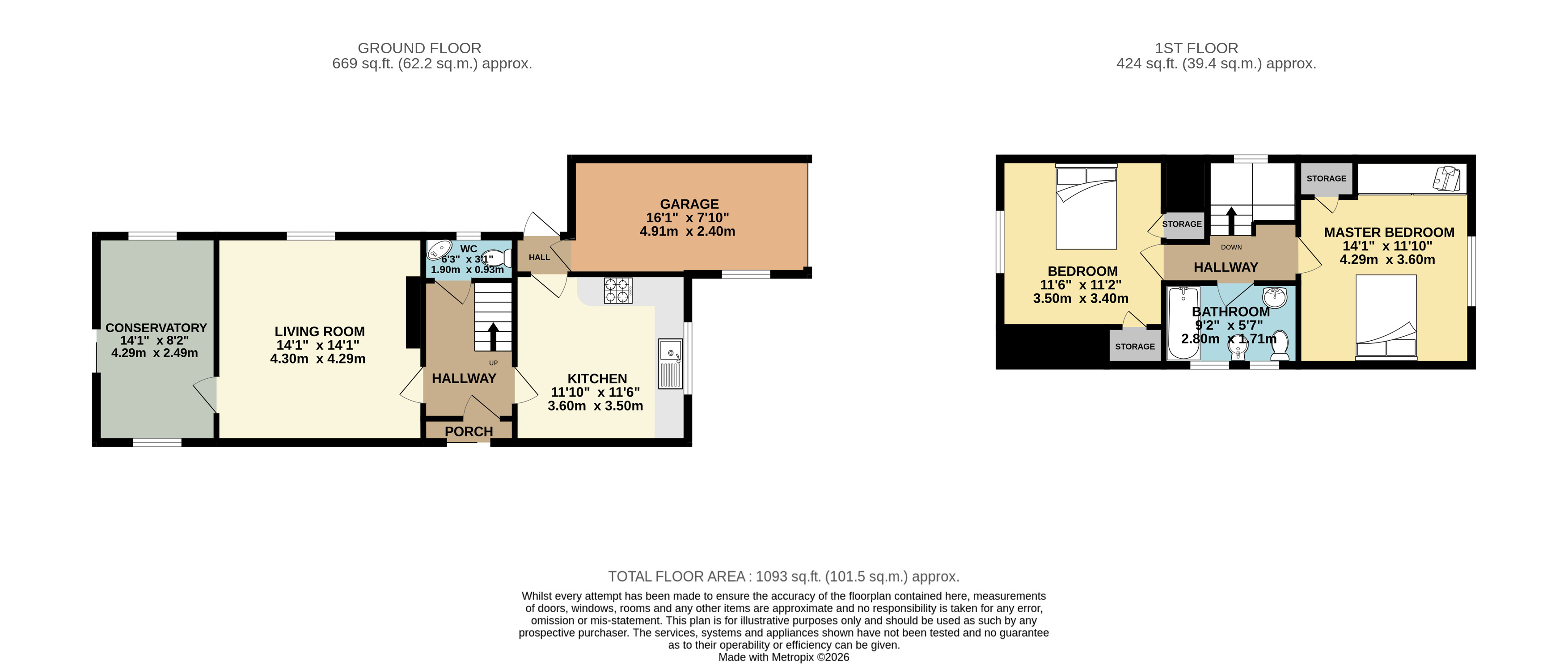 3, Langport Drive, Westcliff-on-Sea floorplan