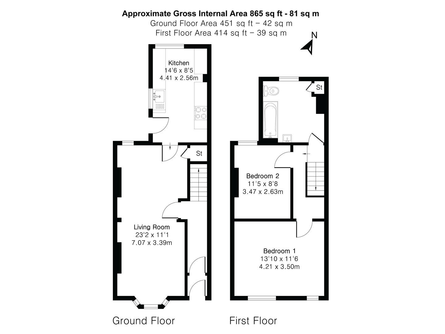 35, Marshall Road, Cambridge floorplan