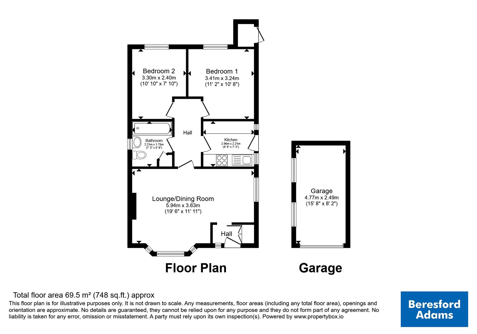 4, Sea Road, Denbighshire floorplan