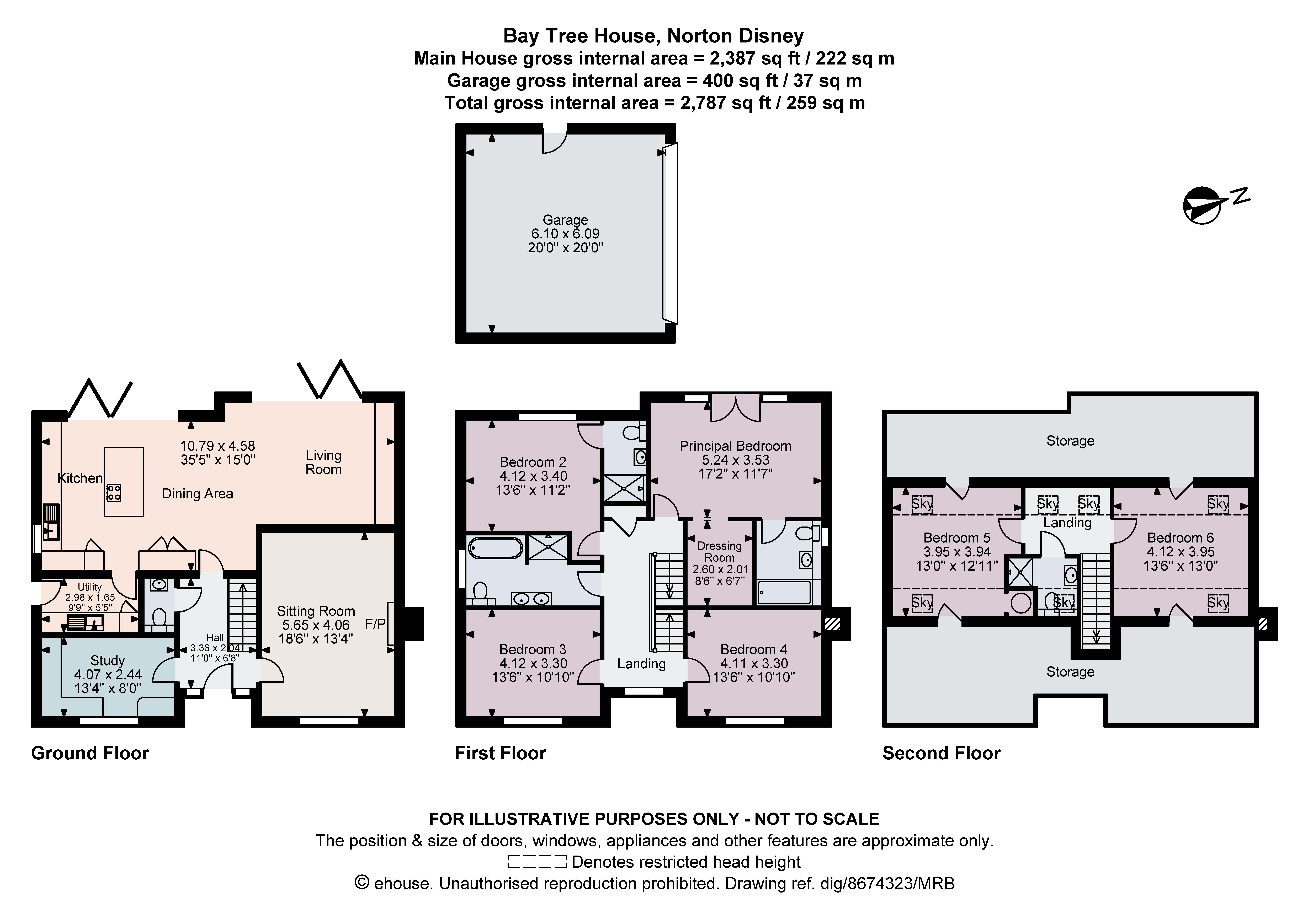 Bay Tree House, Norton Disney floorplan