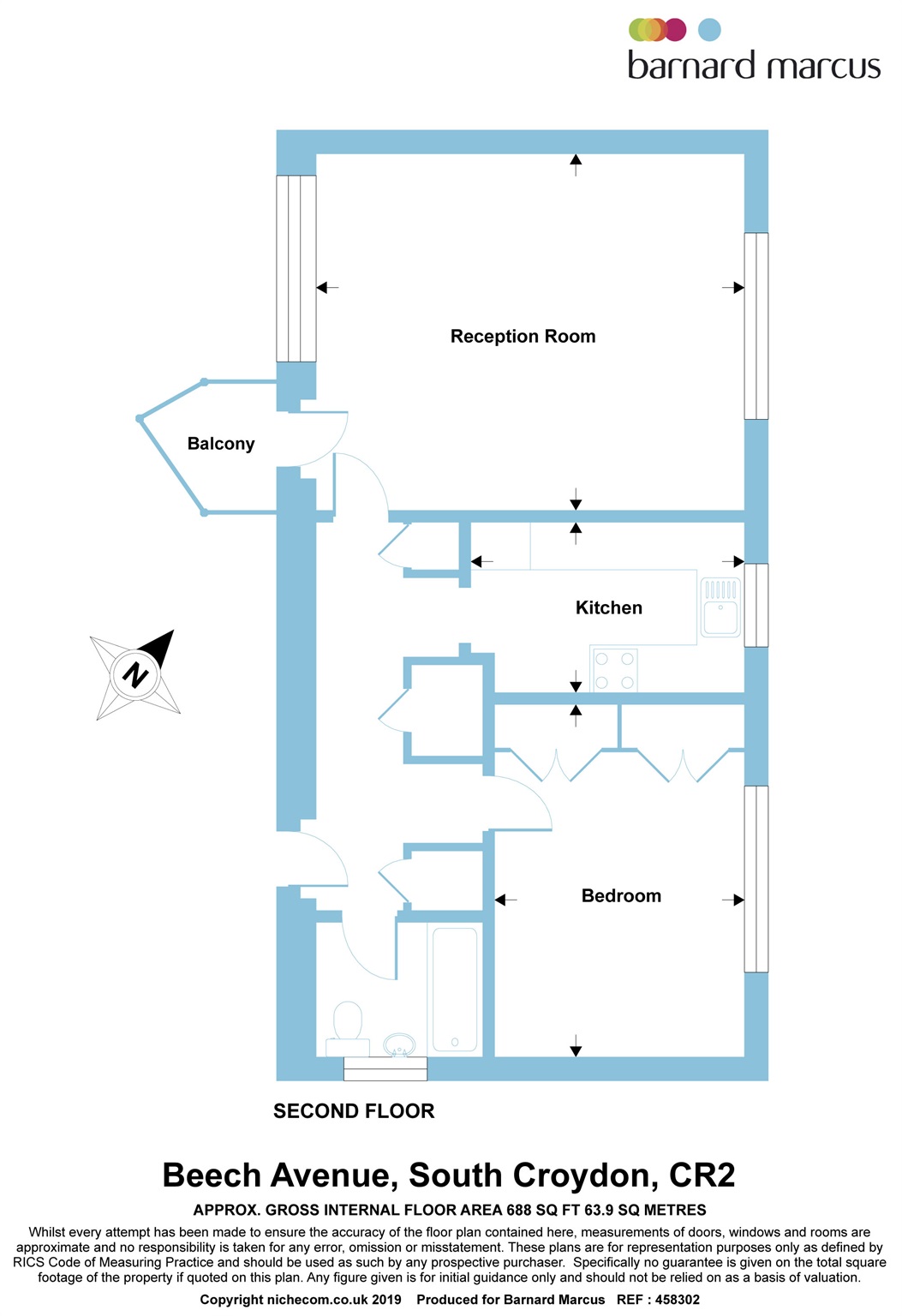 1 Bedrooms Flat for sale in Beech Avenue, Sanderstead, South Croydon CR2