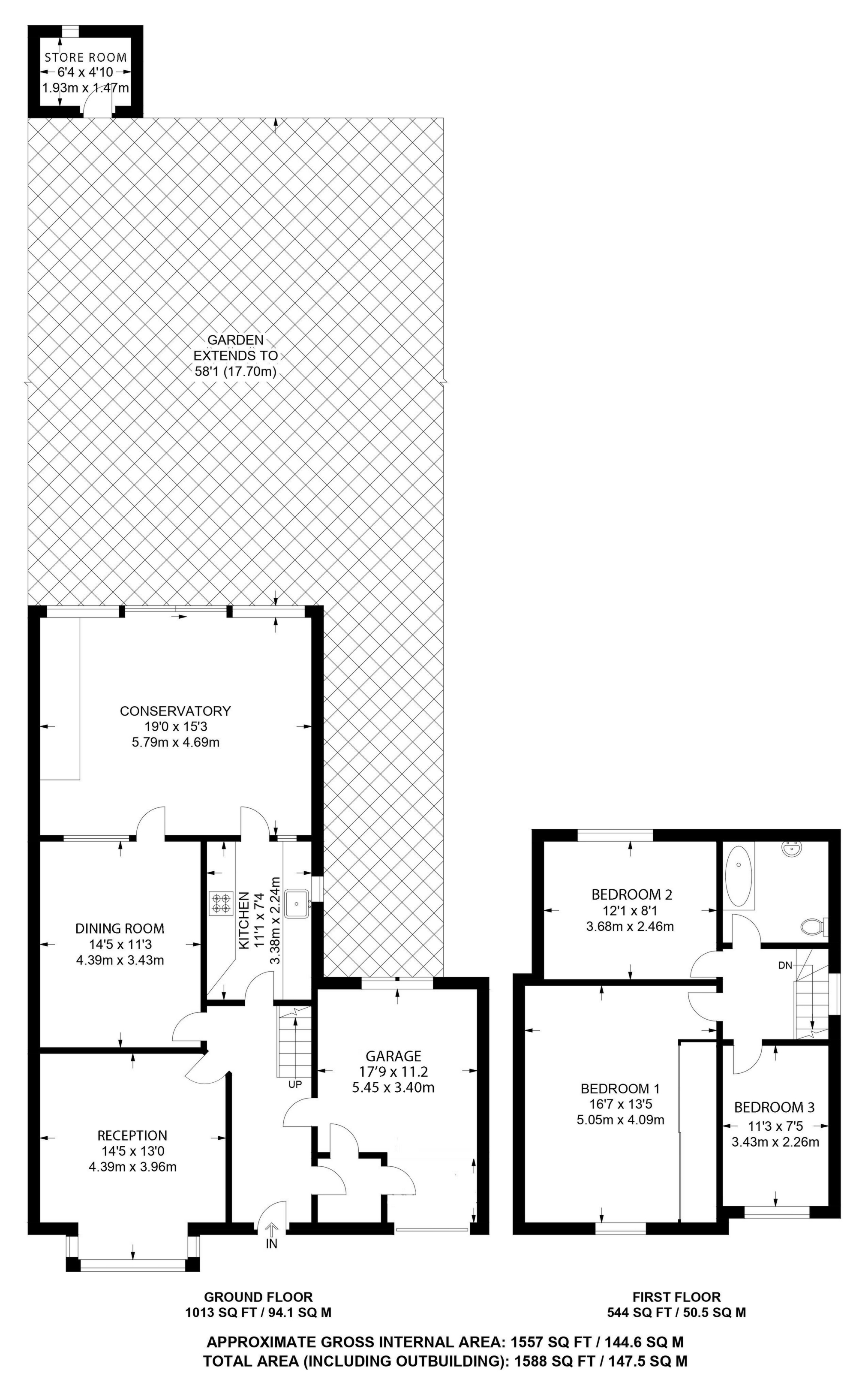 10, Paxford Road, Wembley floorplan