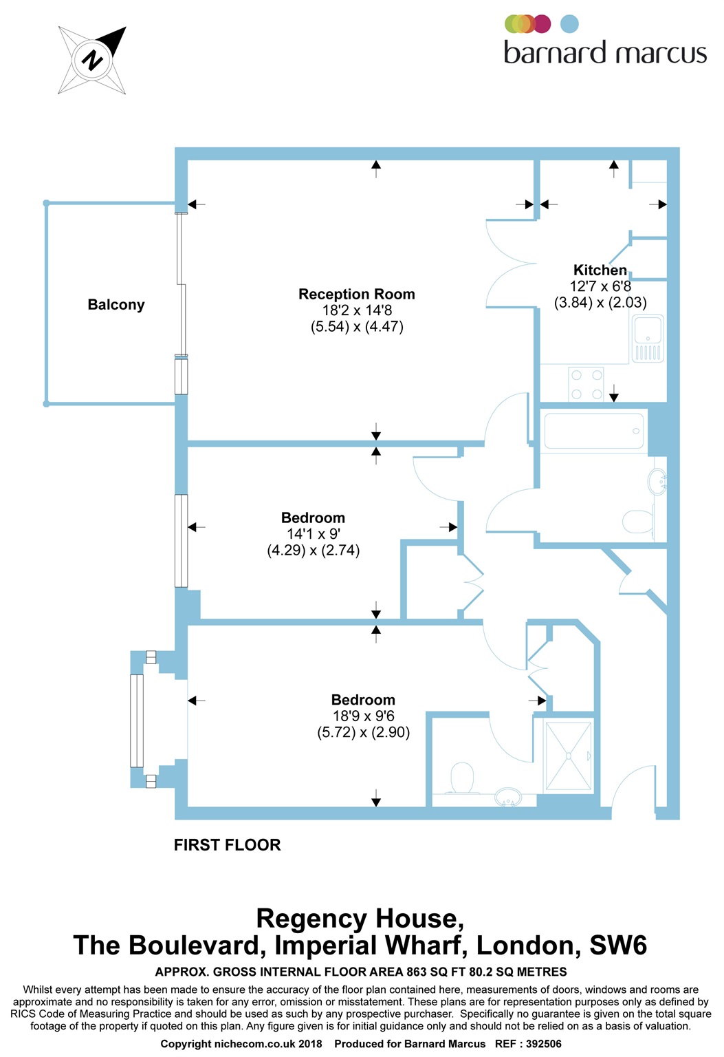 1 Bedrooms Flat for sale in The Boulevard, Imperial Wharf, London SW6