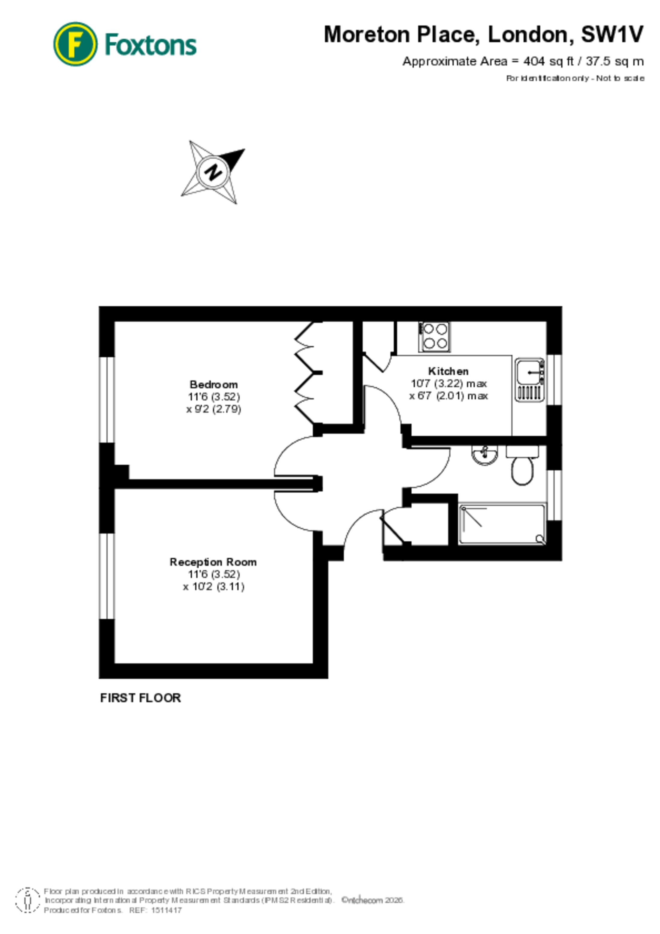 Moreton Place, Pimlico floorplan