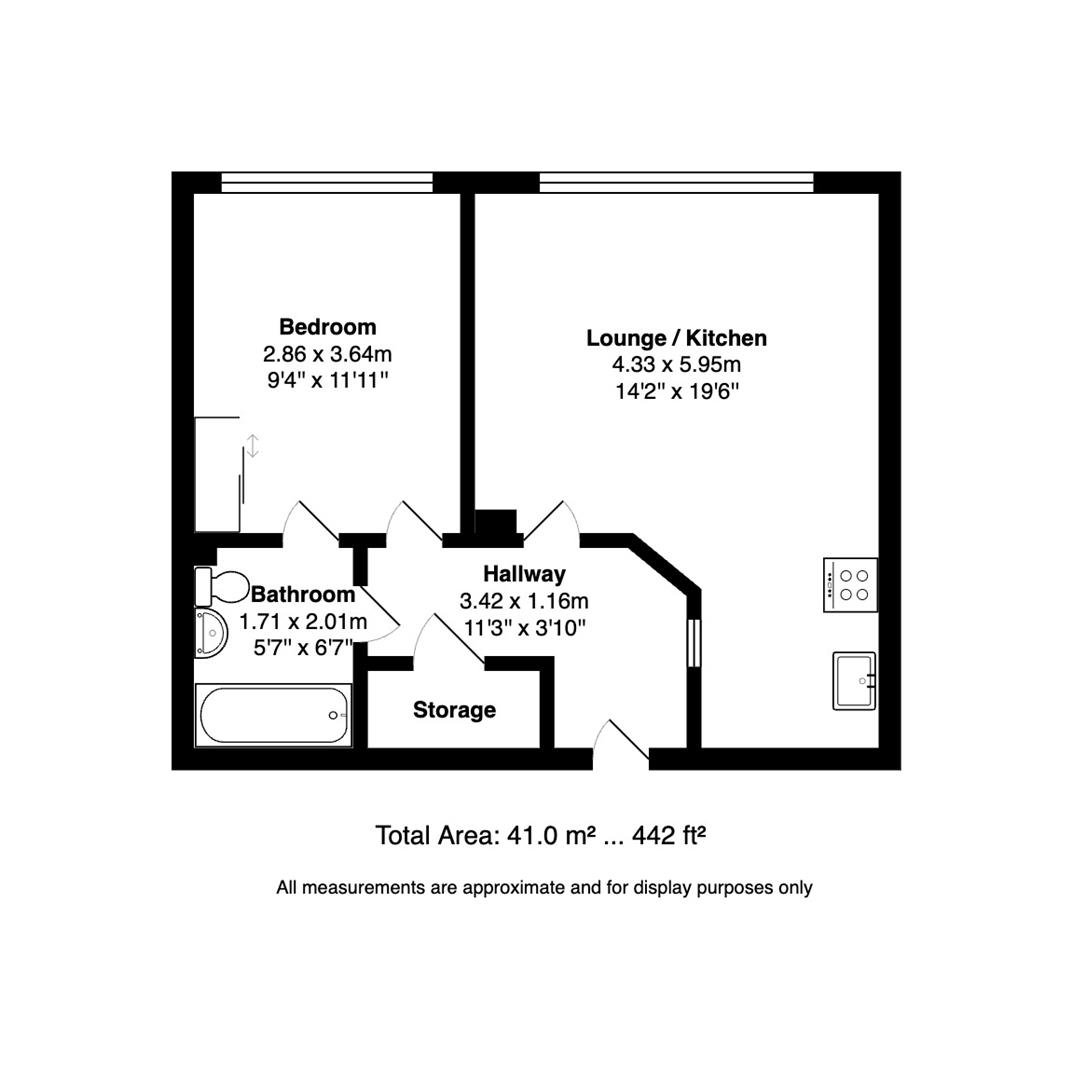 Apartment 1906, Bridgewater Place, Water Lane, Leeds floorplan