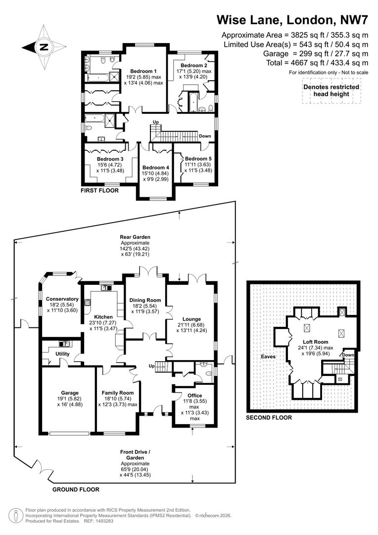 Arrandene Lodge, 108, Wise Lane, Mill Hill floorplan