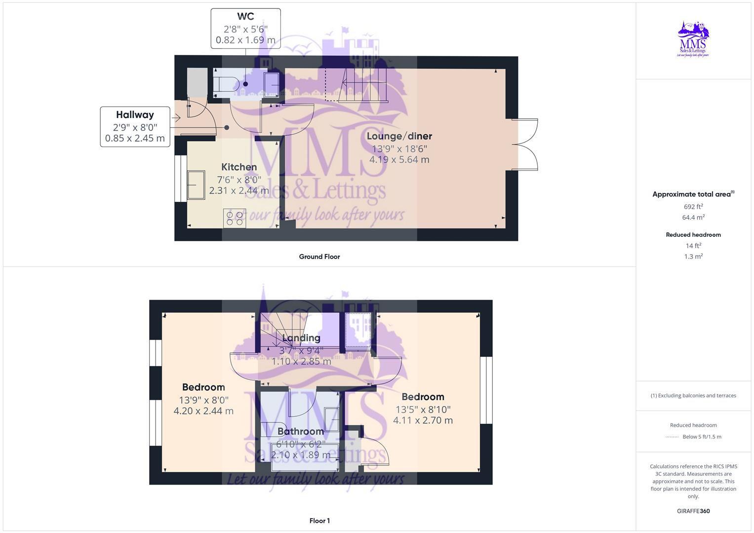 24, Moss Way, Dartford floorplan