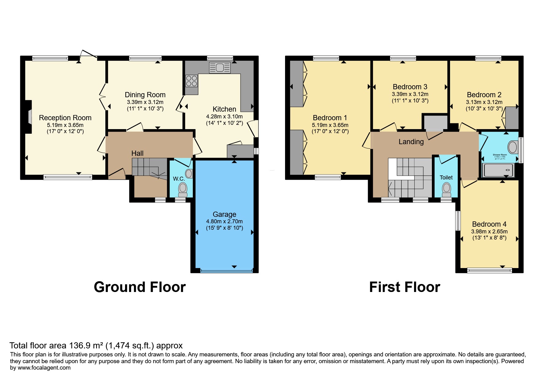 79, Tattenham Crescent, Epsom floorplan
