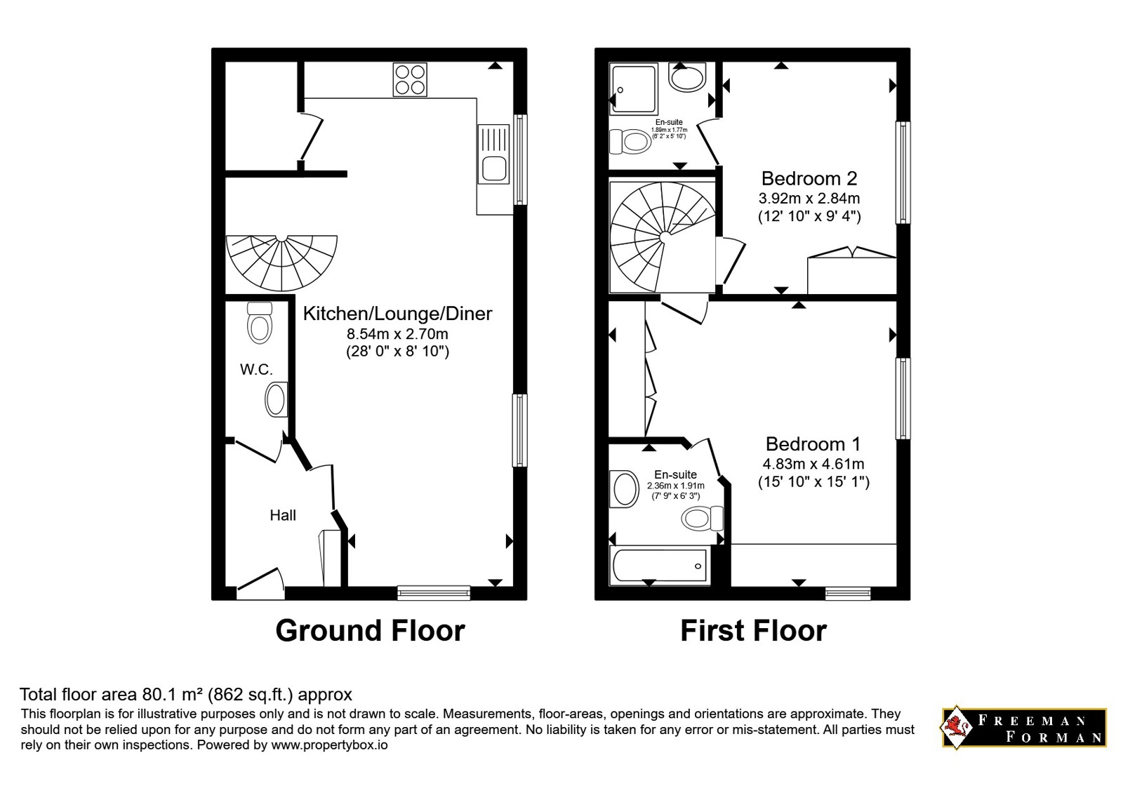 5C,, Bank Street, Kent floorplan