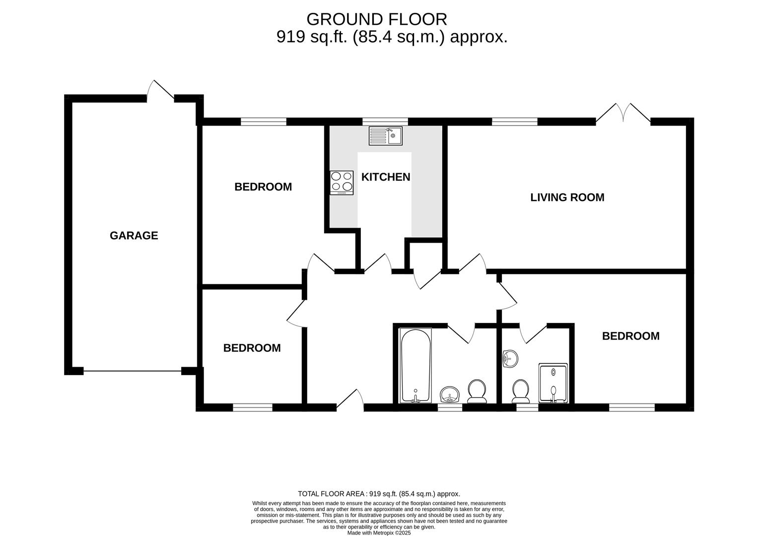 9, Stratton Place, Bristol floorplan